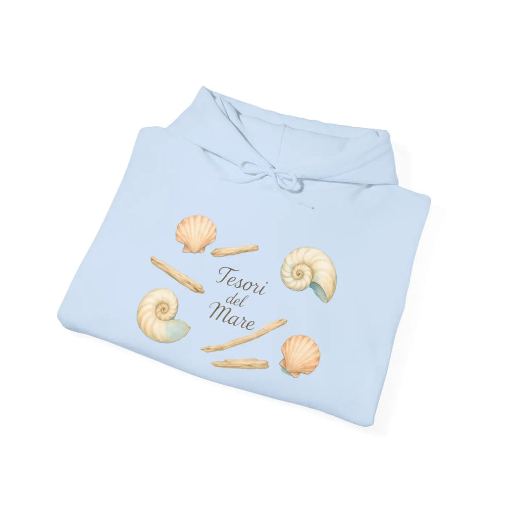 Beach Vibes Hooded Sweatshirt - Cozy Ocean Style - DipaliZ