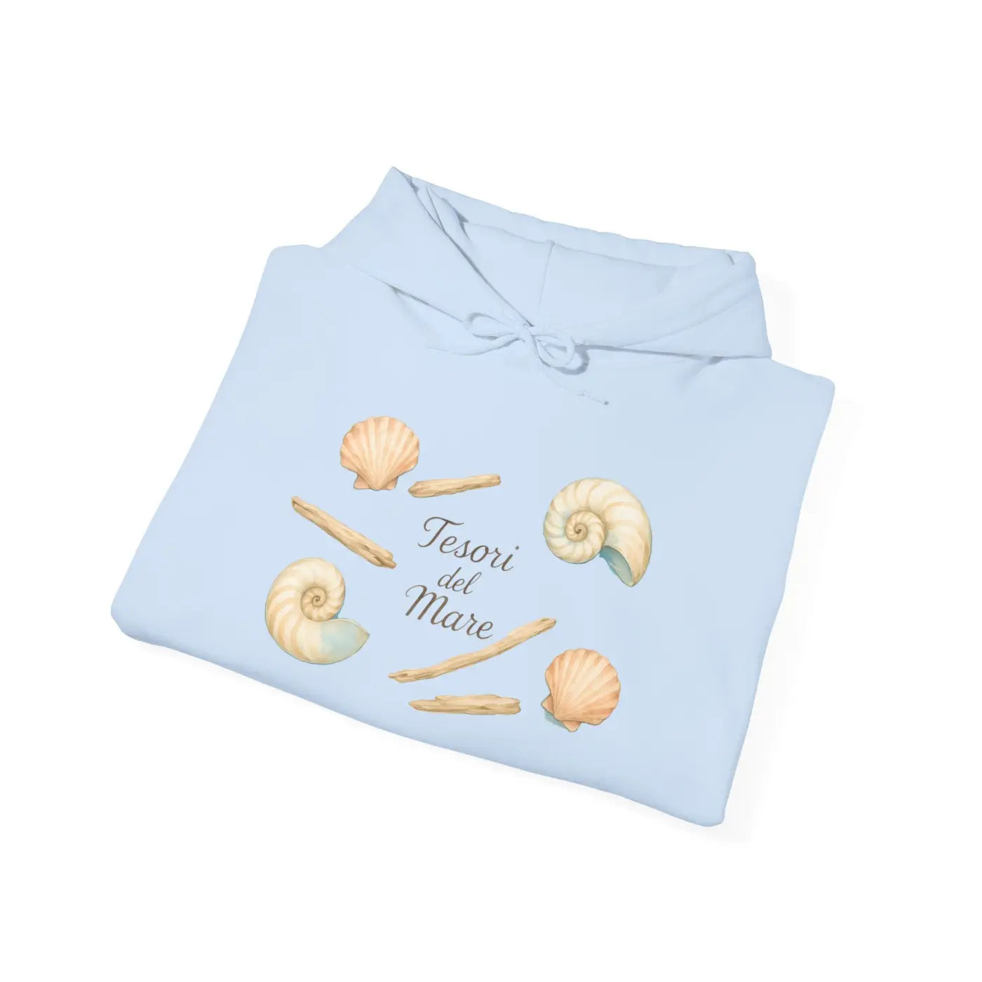 Beach Vibes Hooded Sweatshirt - Cozy Ocean Style - DipaliZ