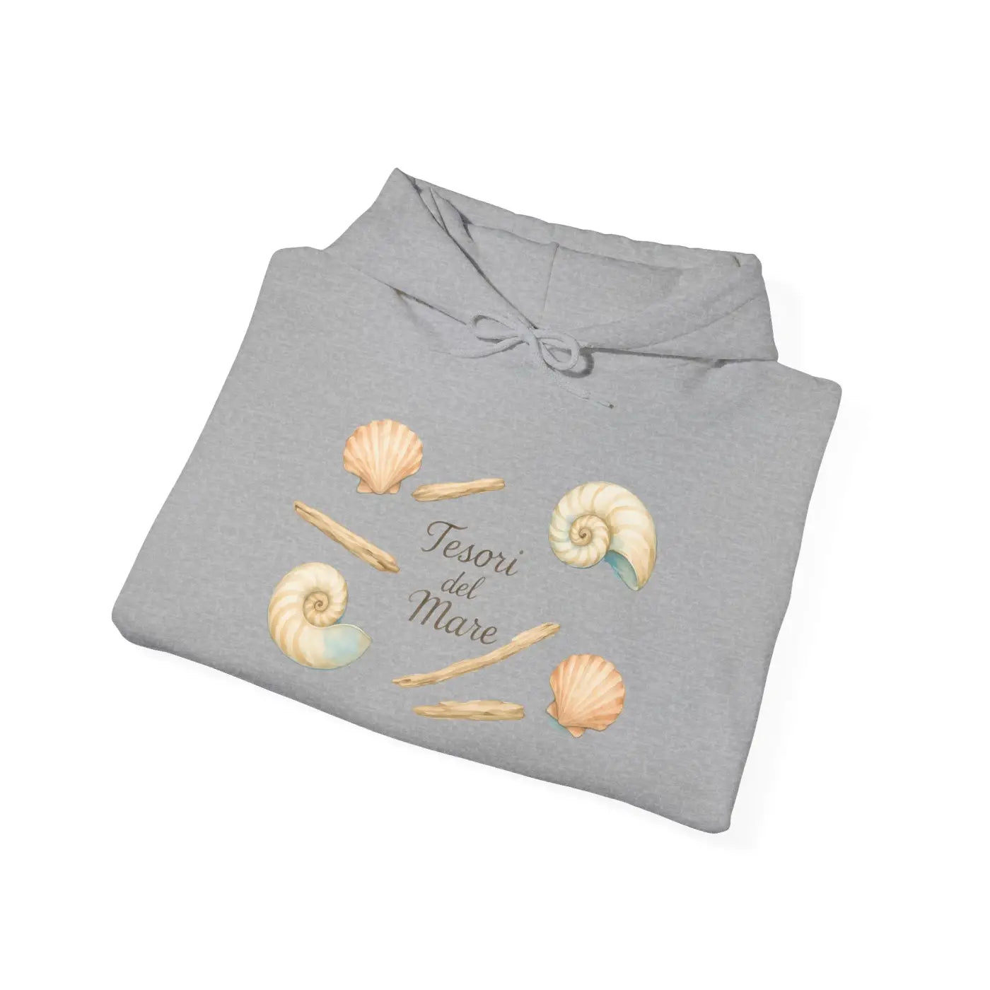 Beach Vibes Hooded Sweatshirt - Cozy Ocean Style - DipaliZ