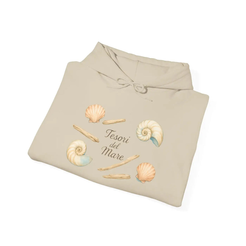 Beach Vibes Hooded Sweatshirt - Cozy Ocean Style - DipaliZ