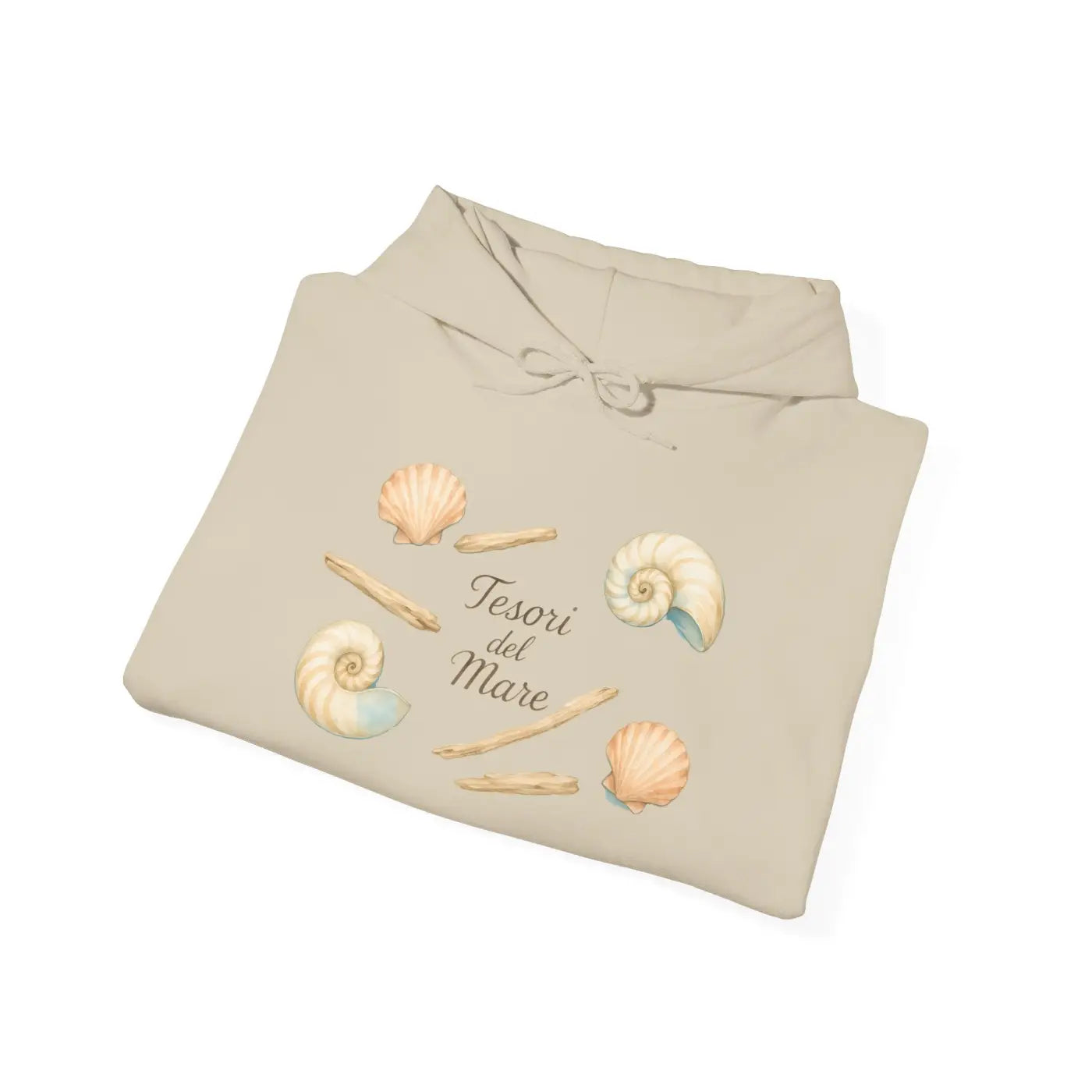 Beach Vibes Hooded Sweatshirt - Cozy Ocean Style - DipaliZ
