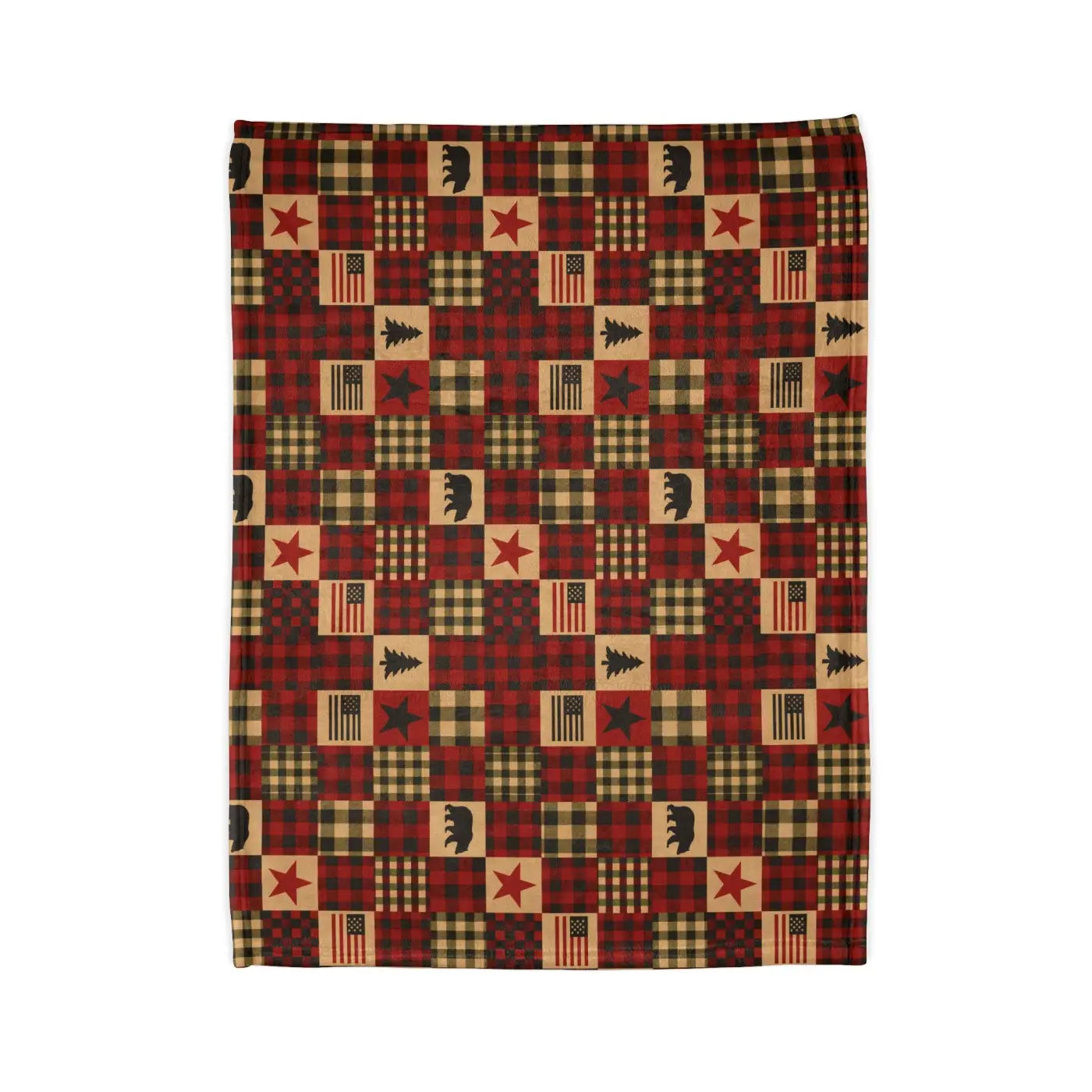 Cozy Cabin Throw - Polyester Blanket Ultimate Warmth - DipaliZ