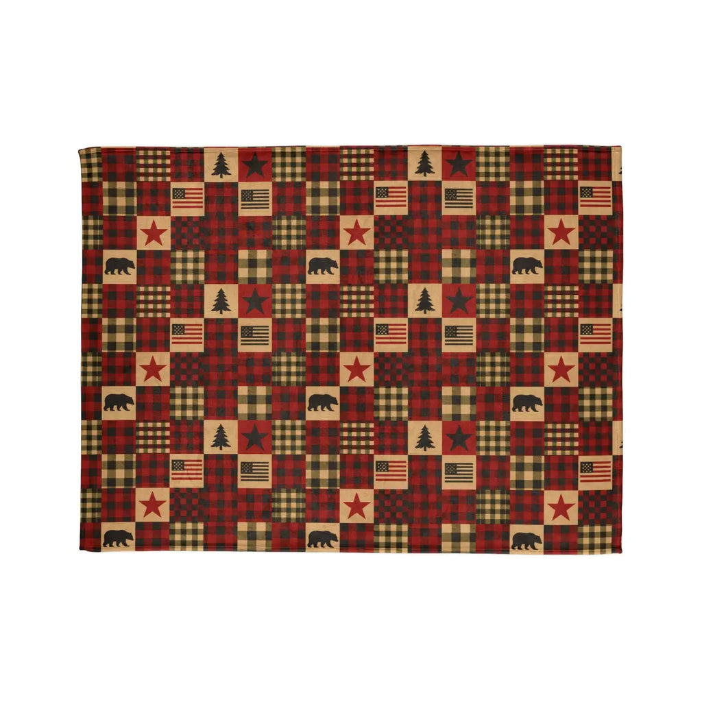 Cozy Cabin Throw - Polyester Blanket Ultimate Warmth - DipaliZ
