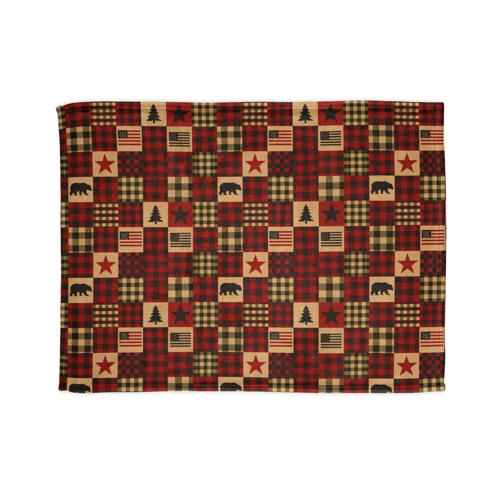 Cozy Cabin Throw - Polyester Blanket Ultimate Warmth - DipaliZ