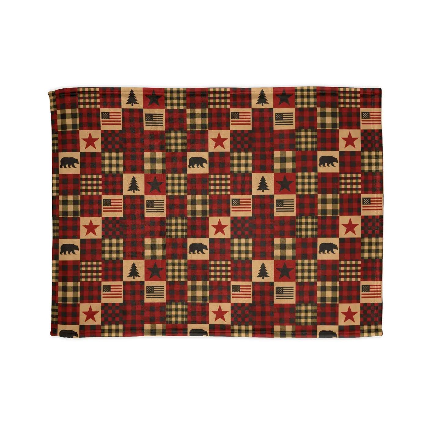 Cozy Cabin Throw - Polyester Blanket Ultimate Warmth - DipaliZ