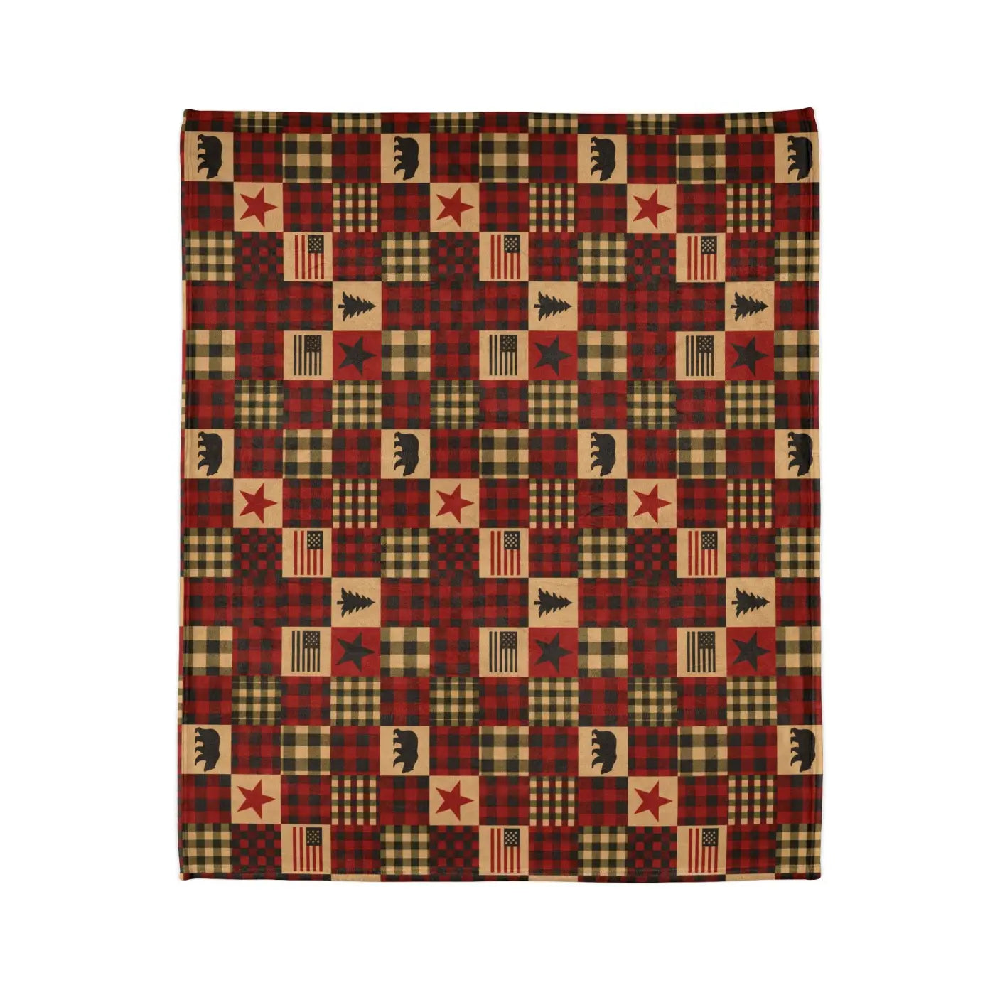Cozy Cabin Throw - Polyester Blanket Ultimate Warmth - DipaliZ