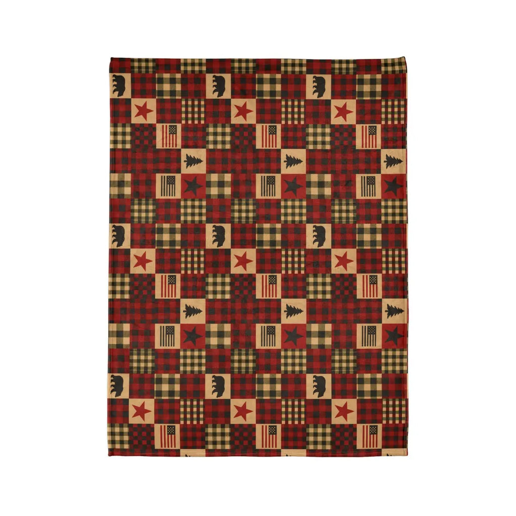 Cozy Cabin Throw - Polyester Blanket Ultimate Warmth - DipaliZ