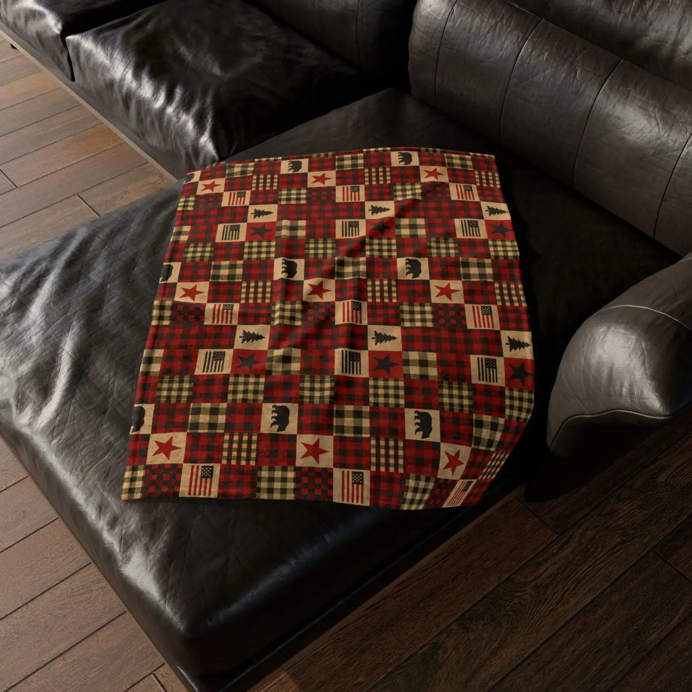 Cozy Cabin Throw - Polyester Blanket Ultimate Warmth - DipaliZ
