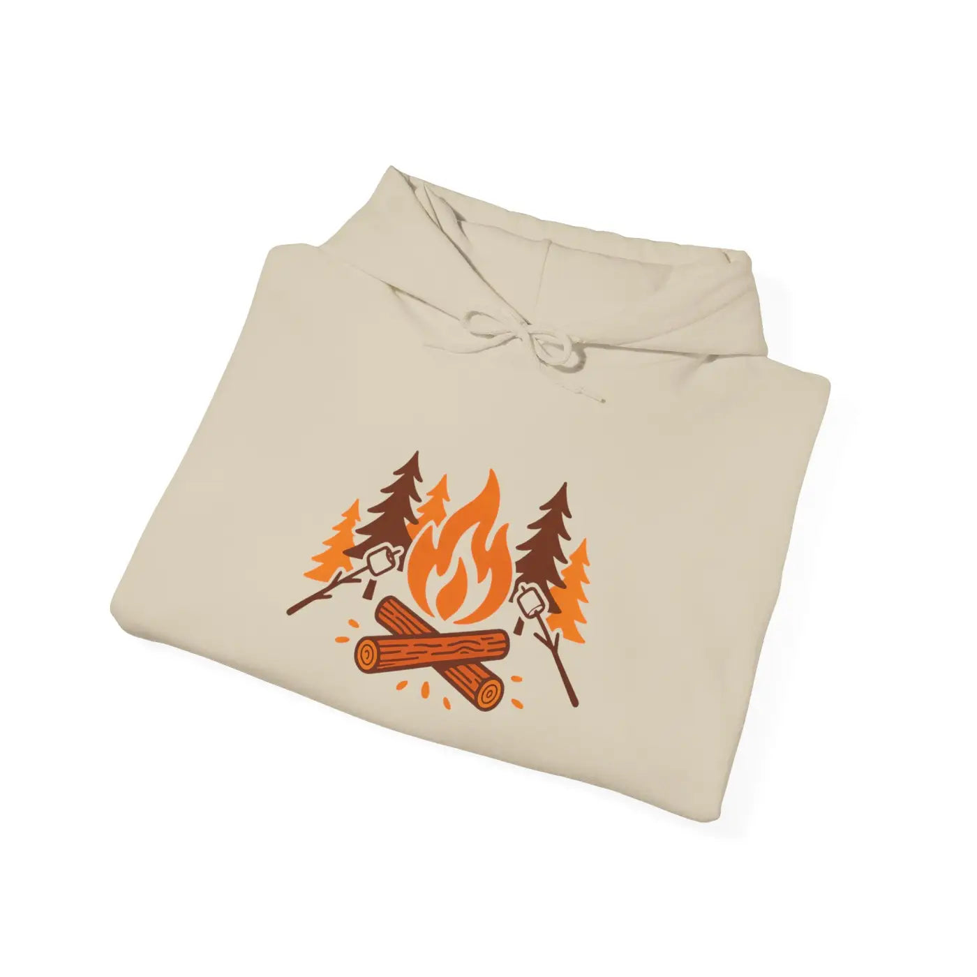 Cozy Campfire Hoodie - Unisex Heavy Blend for Nature Lovers - DipaliZ