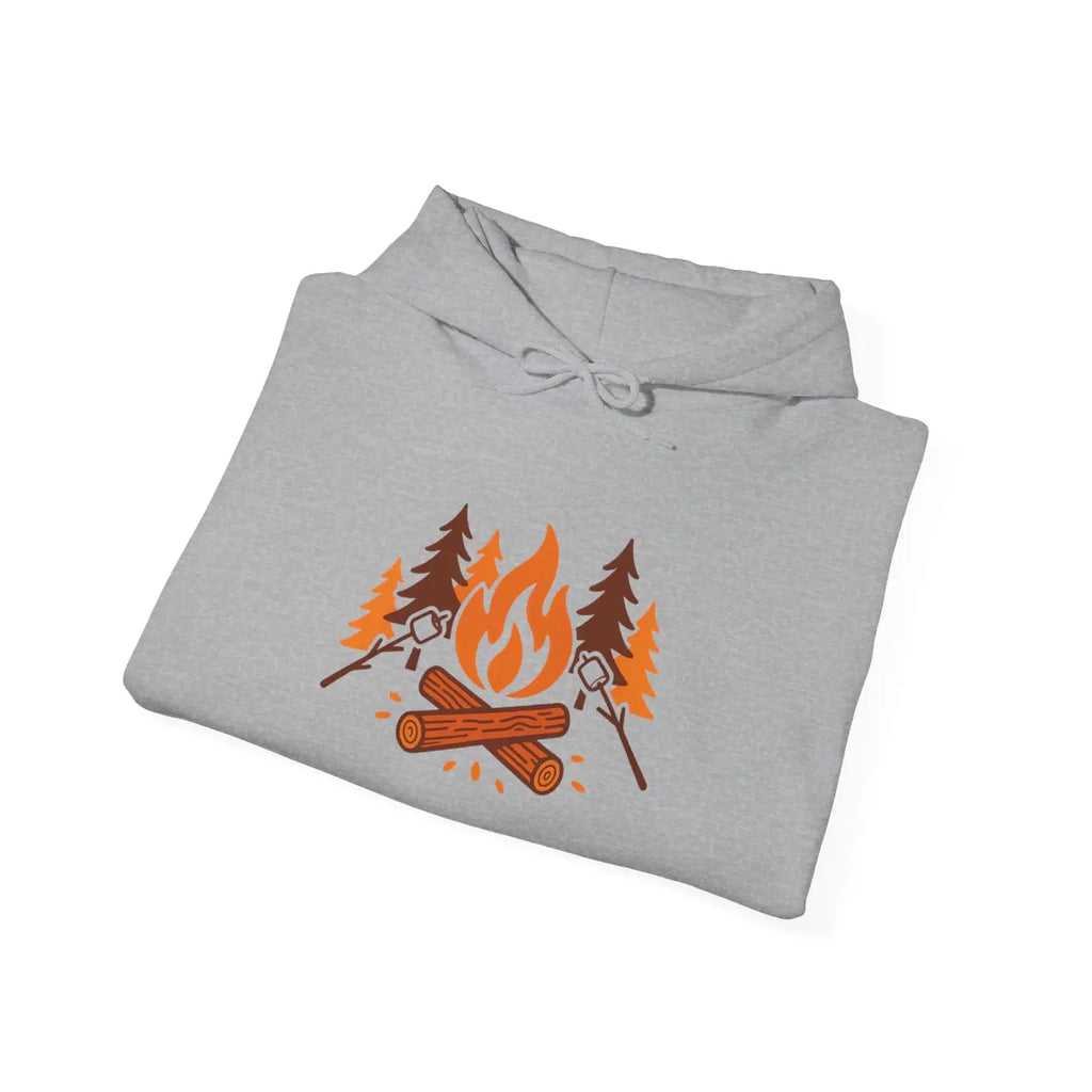 Cozy Campfire Hoodie - Unisex Heavy Blend for Nature Lovers - DipaliZ