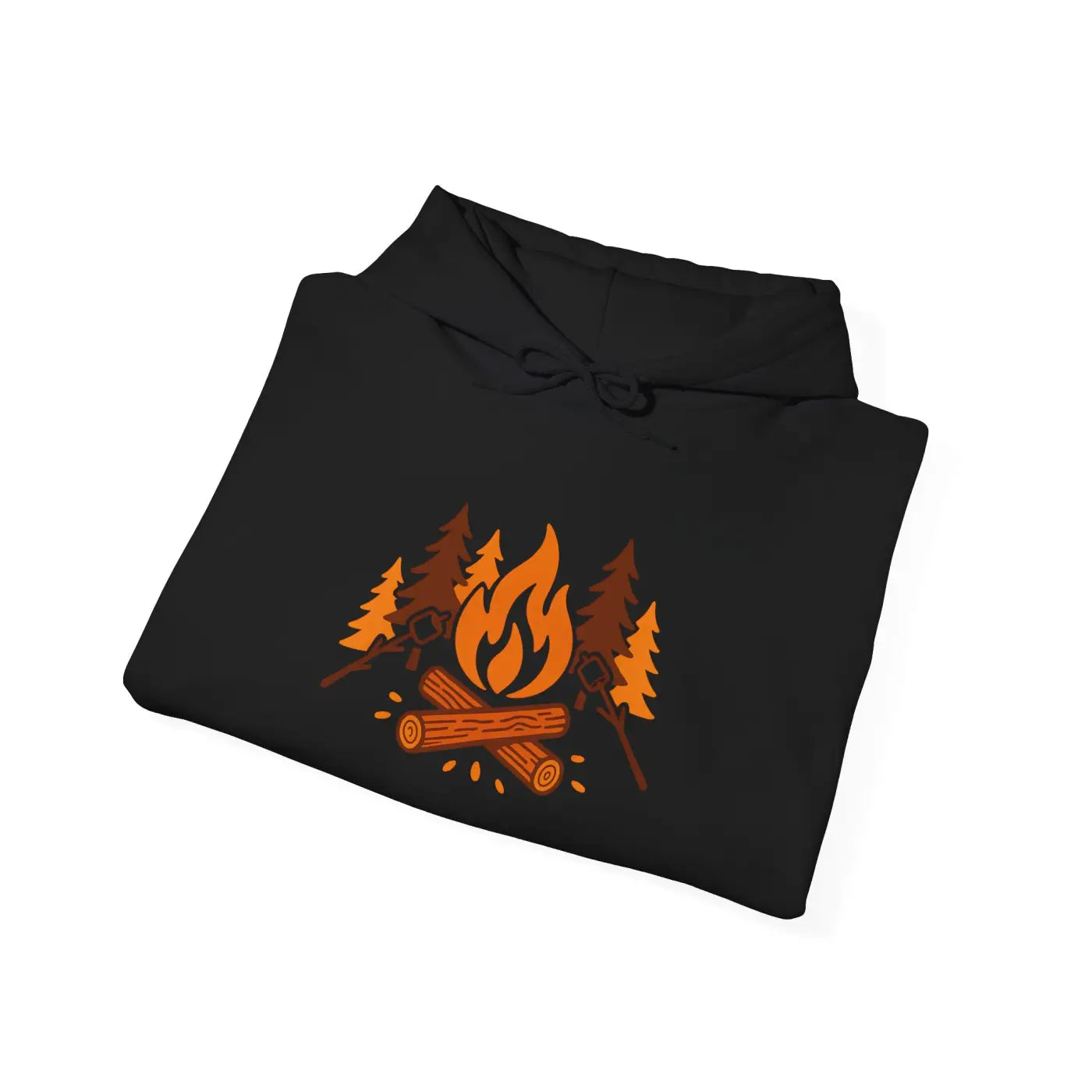 Cozy Campfire Hoodie - Unisex Heavy Blend for Nature Lovers - DipaliZ