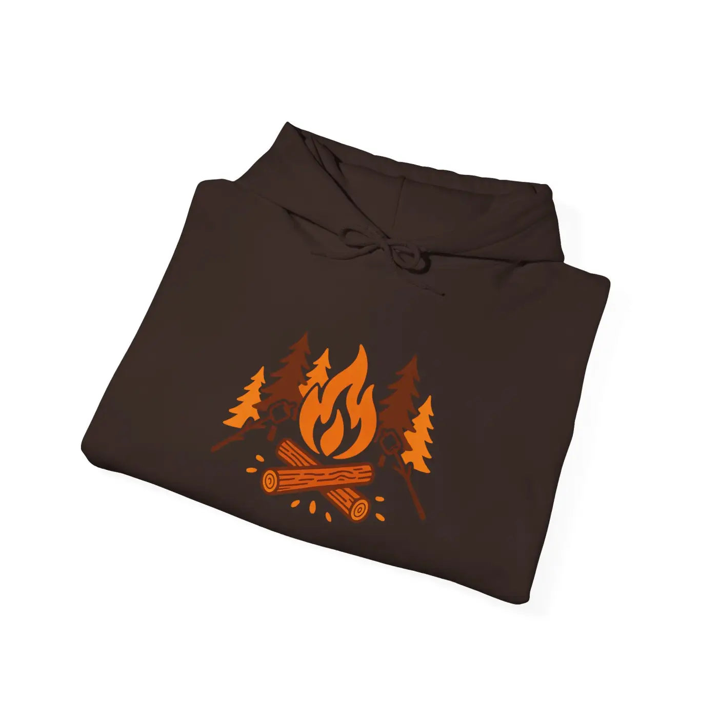 Cozy Campfire Hoodie - Unisex Heavy Blend for Nature Lovers - DipaliZ