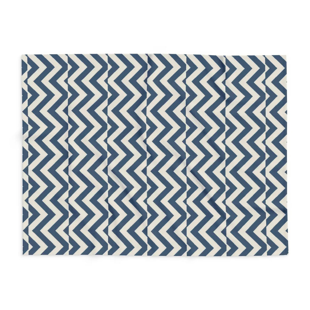 Chevron Arctic Fleece Blanket - Cozy Nights Home Decor - DipaliZ