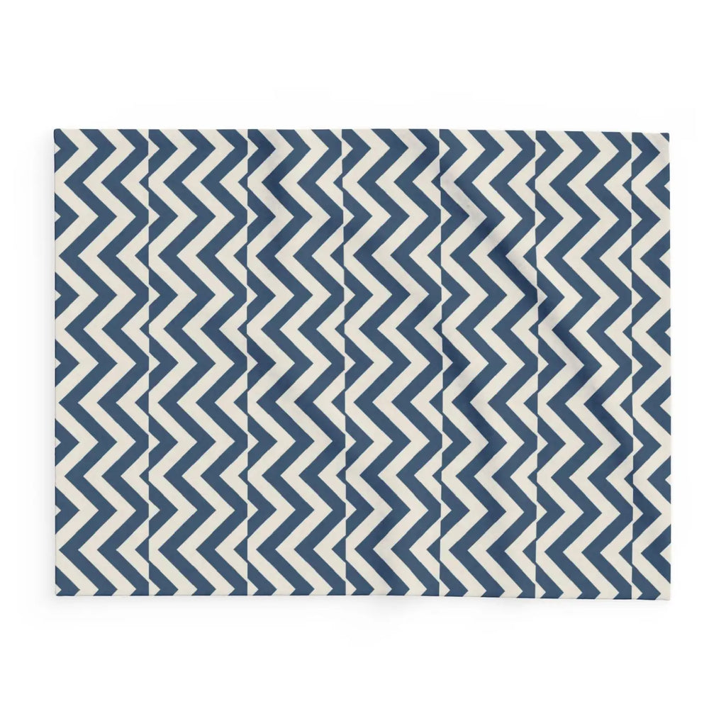 Chevron Arctic Fleece Blanket - Cozy Nights Home Decor - DipaliZ
