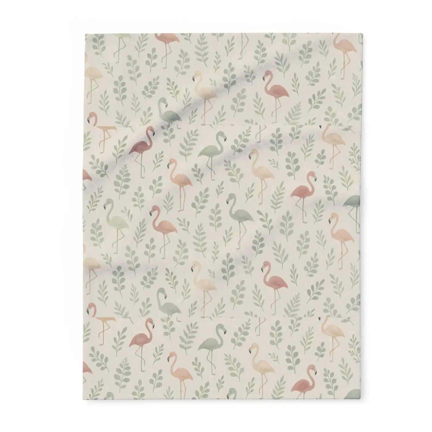 Cozy Flamingo Fleece Blanket - Tropical Vibes - DipaliZ