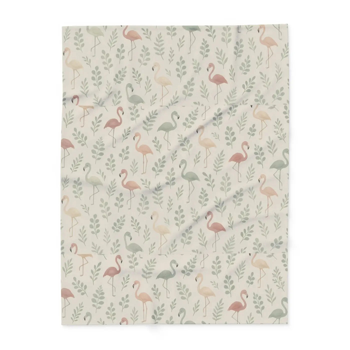 Cozy Flamingo Fleece Blanket - Tropical Vibes - DipaliZ
