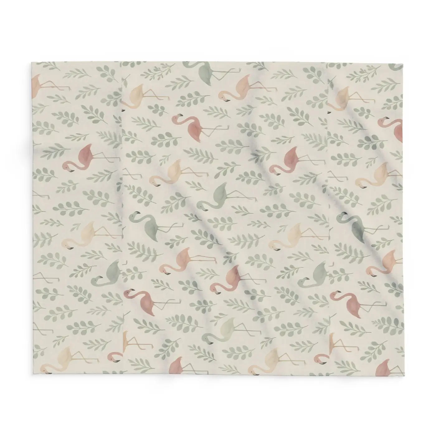 Cozy Flamingo Fleece Blanket - Tropical Vibes - DipaliZ
