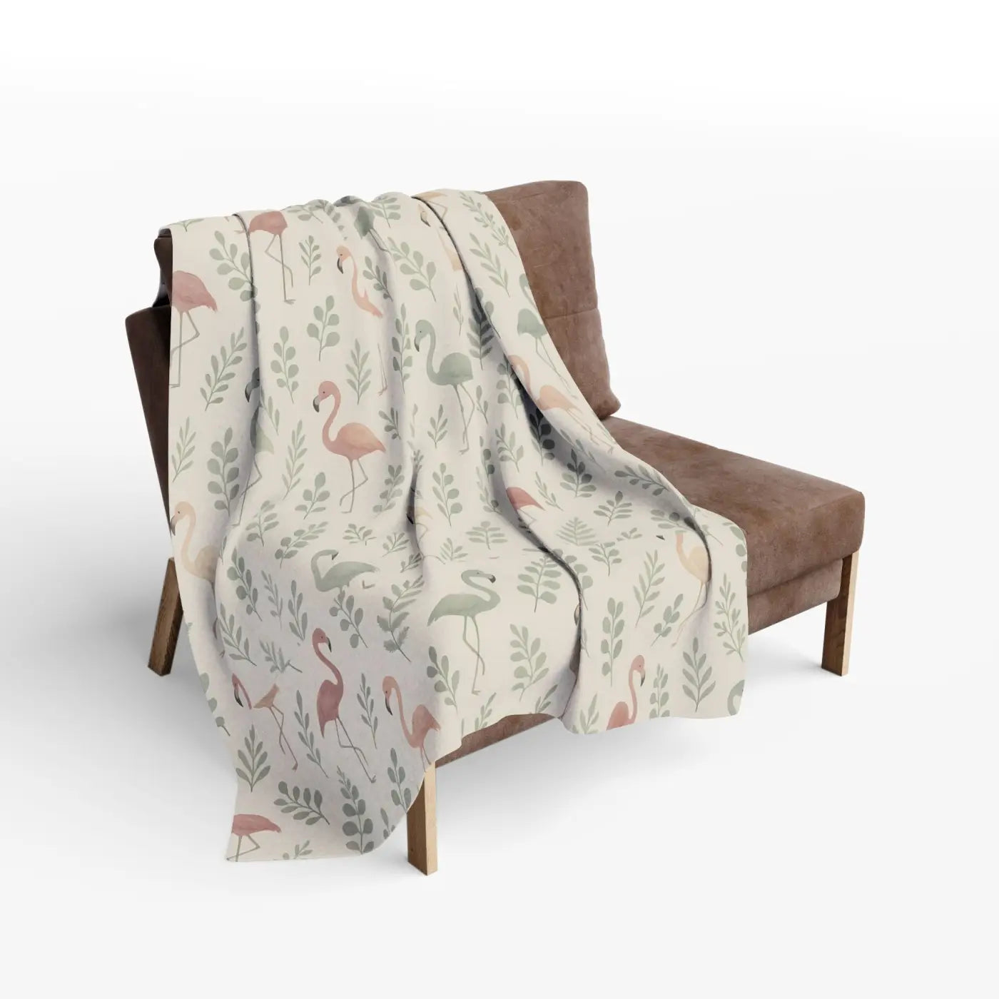 Cozy Flamingo Fleece Blanket - Tropical Vibes - DipaliZ