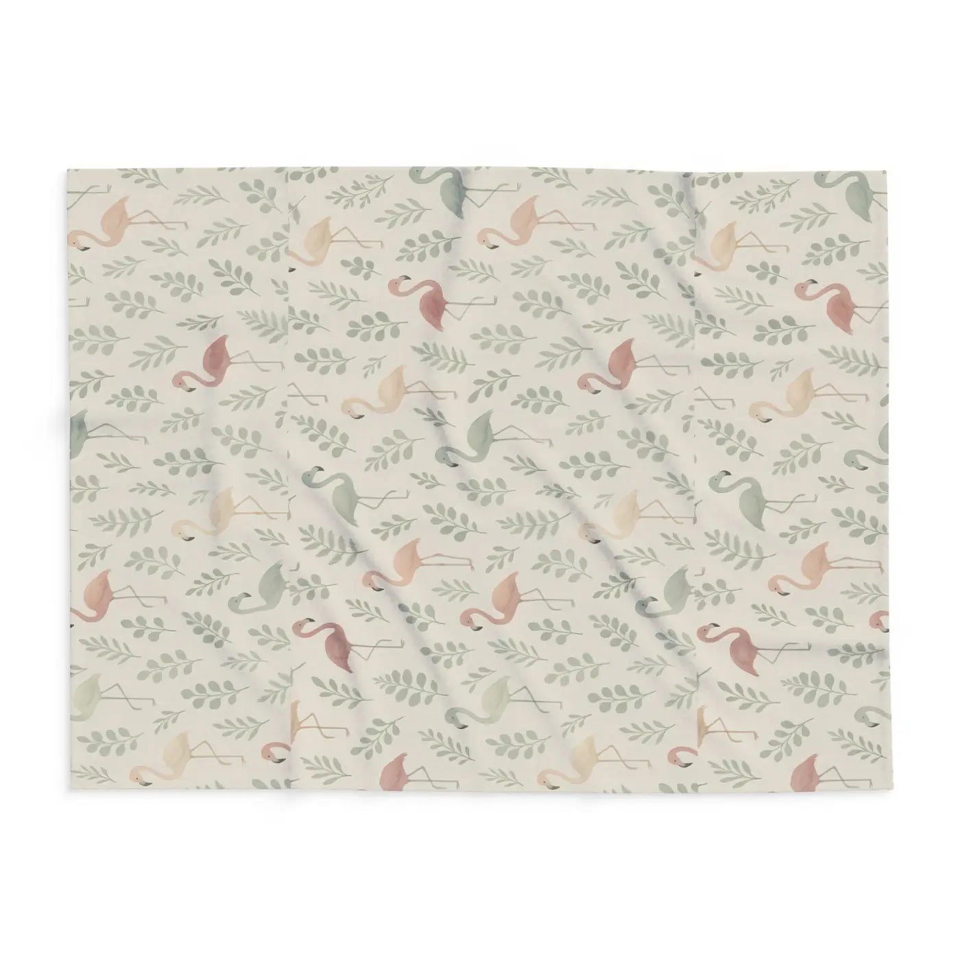 Cozy Flamingo Fleece Blanket - Tropical Vibes - DipaliZ