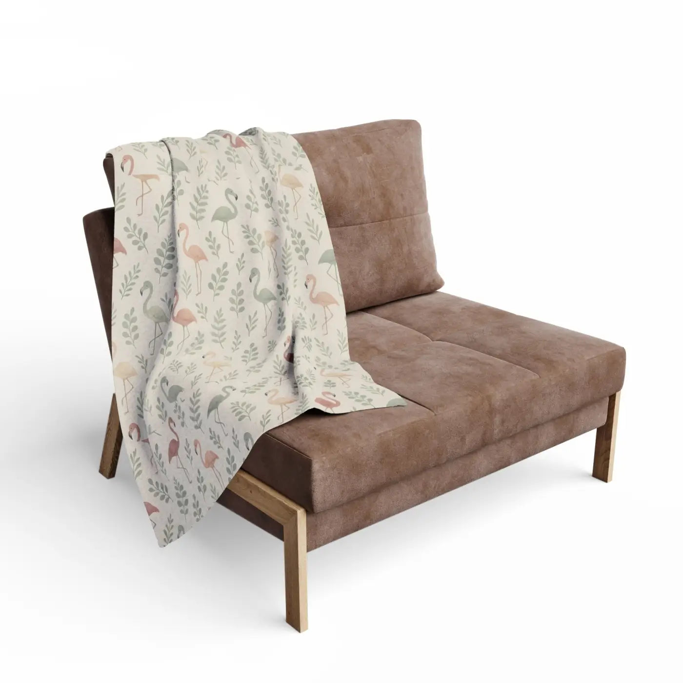 Cozy Flamingo Fleece Blanket - Tropical Vibes - DipaliZ