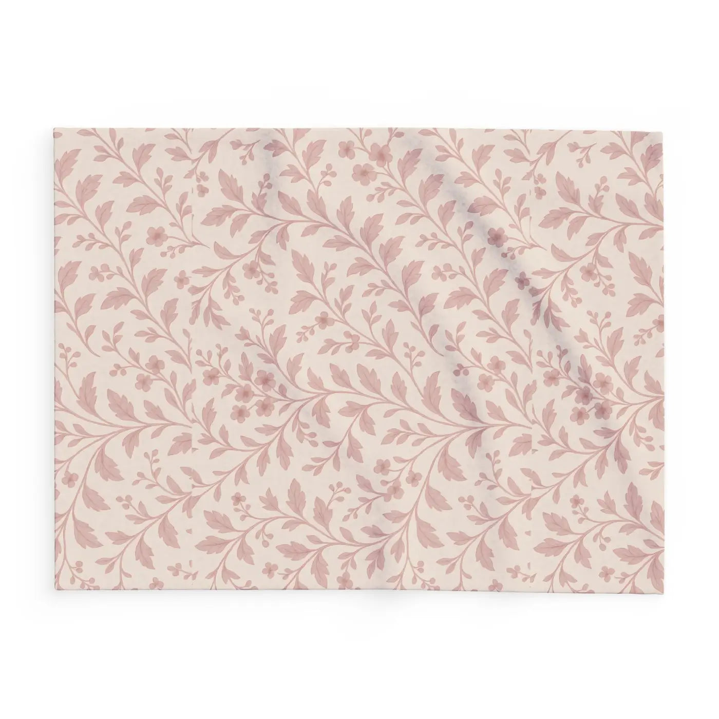 Floral Fleece Blanket - Cozy Arctic Design - DipaliZ