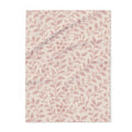 Floral Fleece Blanket - Cozy Arctic Design - DipaliZ