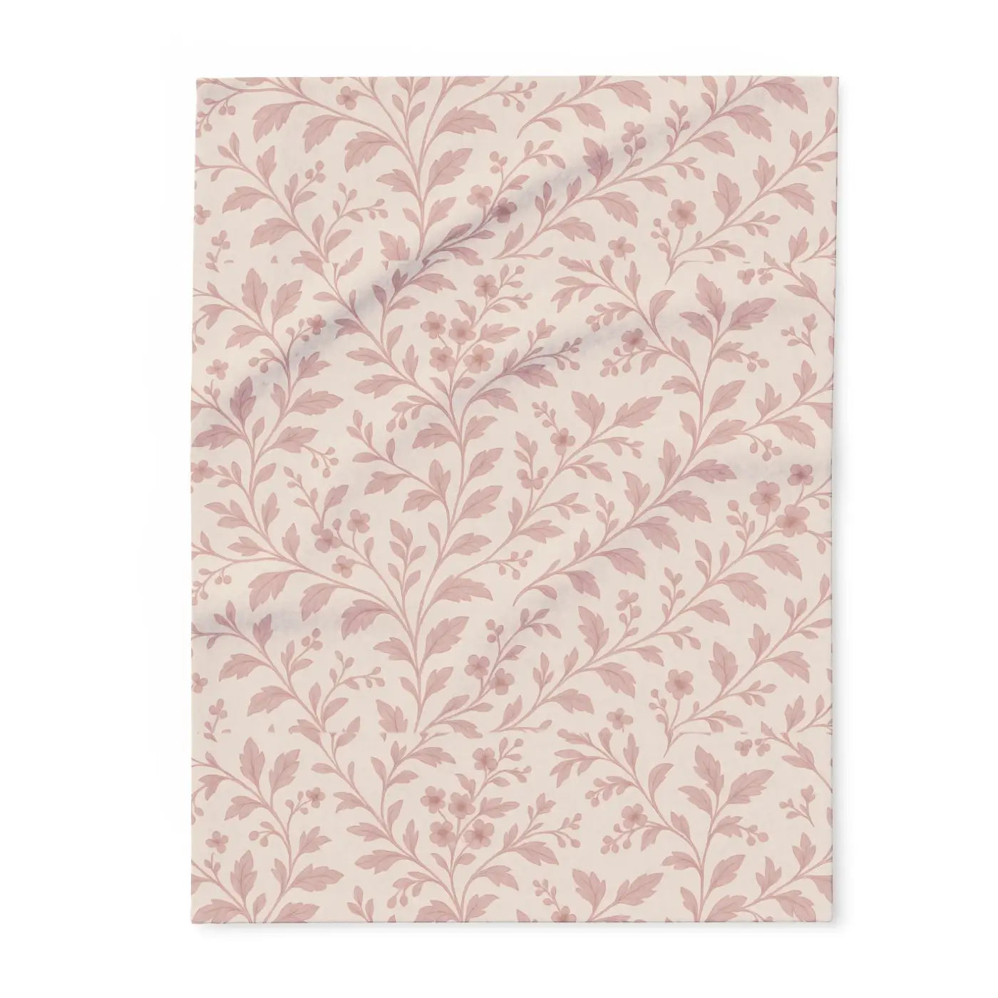 Floral Fleece Blanket - Cozy Arctic Design - DipaliZ