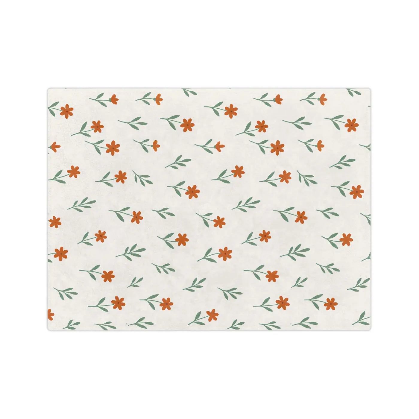 Cozy Floral Microfiber Blanket - Plush Comfort - DipaliZ