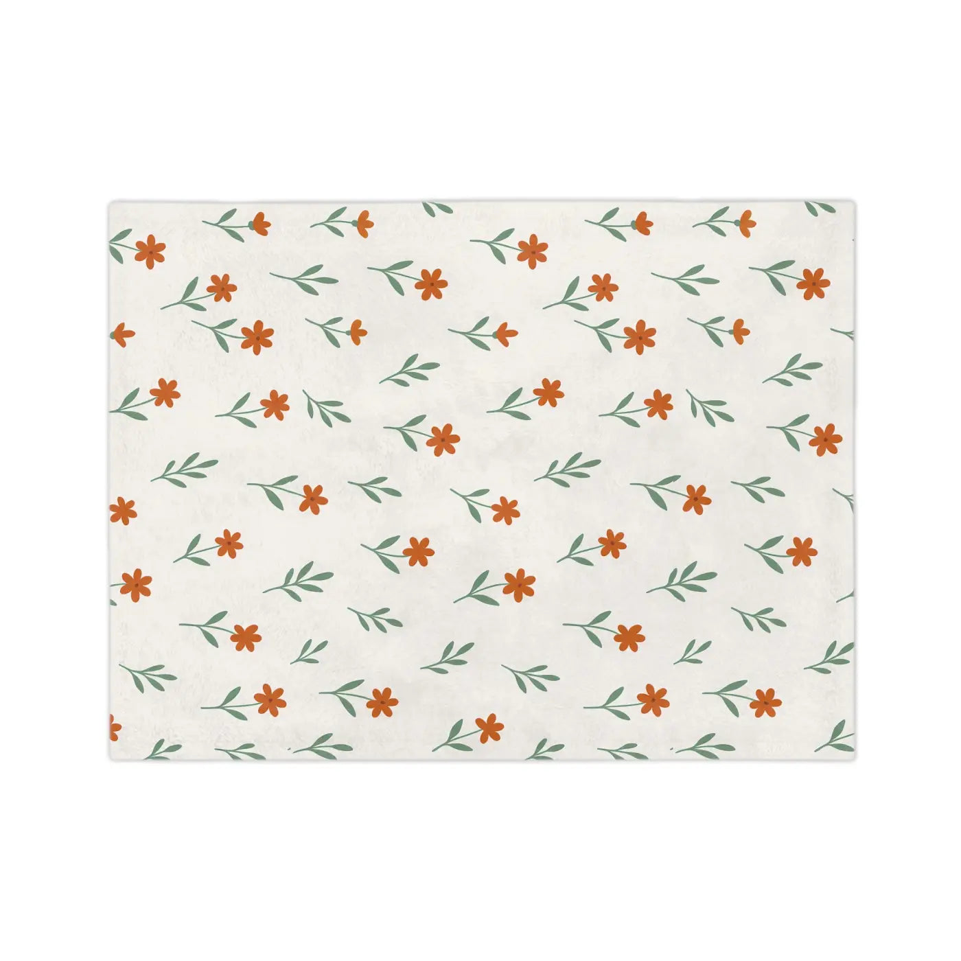 Cozy Floral Microfiber Blanket - Plush Comfort - DipaliZ