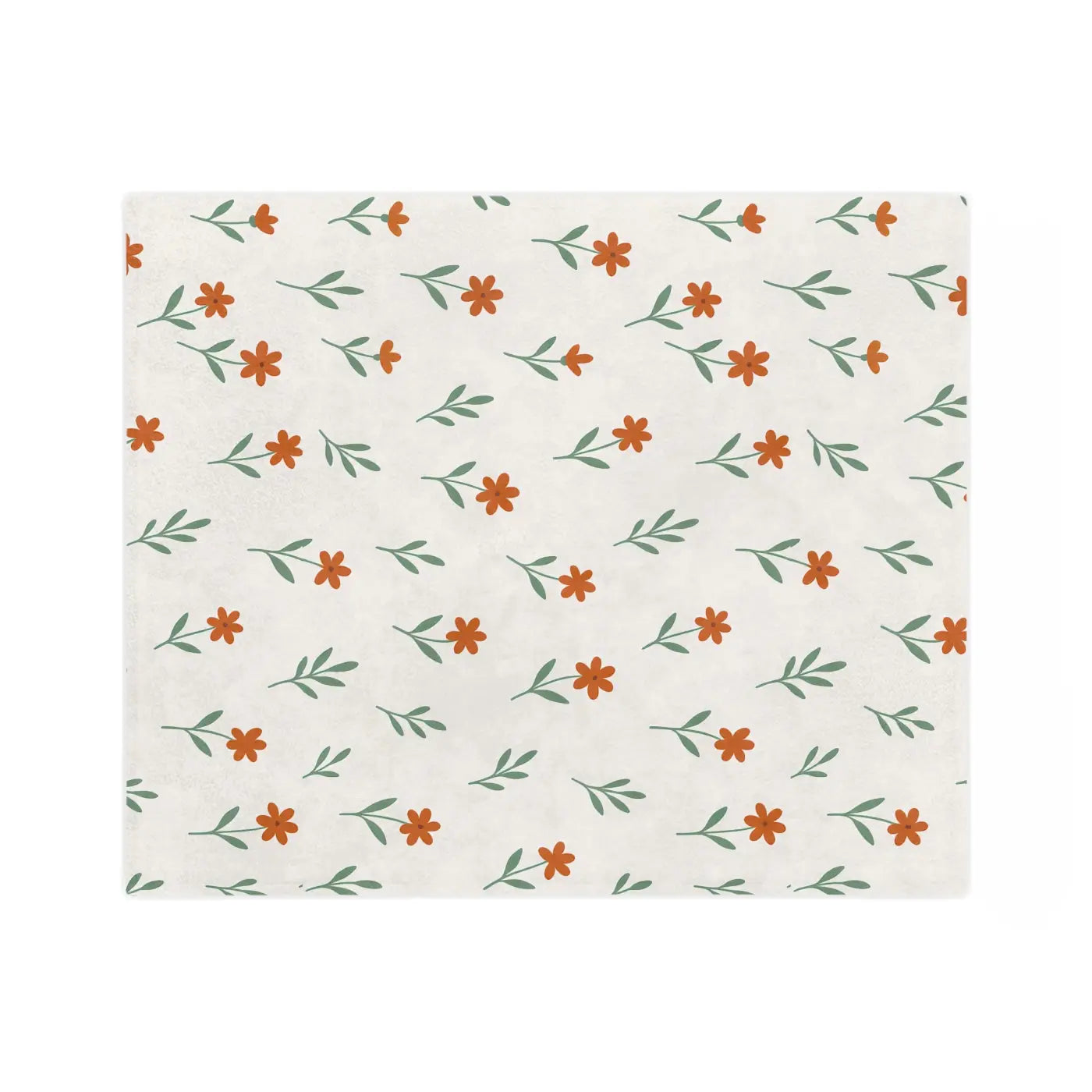 Cozy Floral Microfiber Blanket - Plush Comfort - DipaliZ
