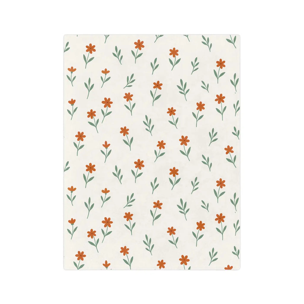 Cozy Floral Microfiber Blanket - Plush Comfort - DipaliZ