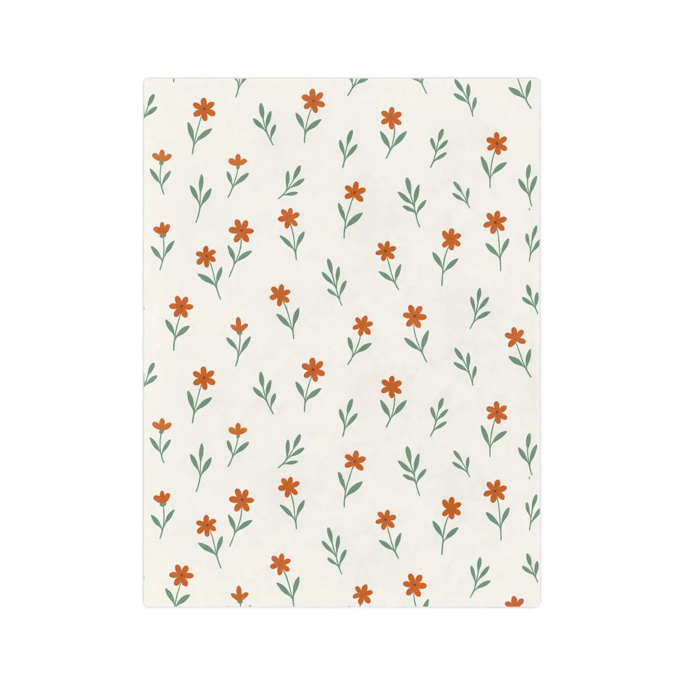 Cozy Floral Microfiber Blanket - Plush Comfort - DipaliZ