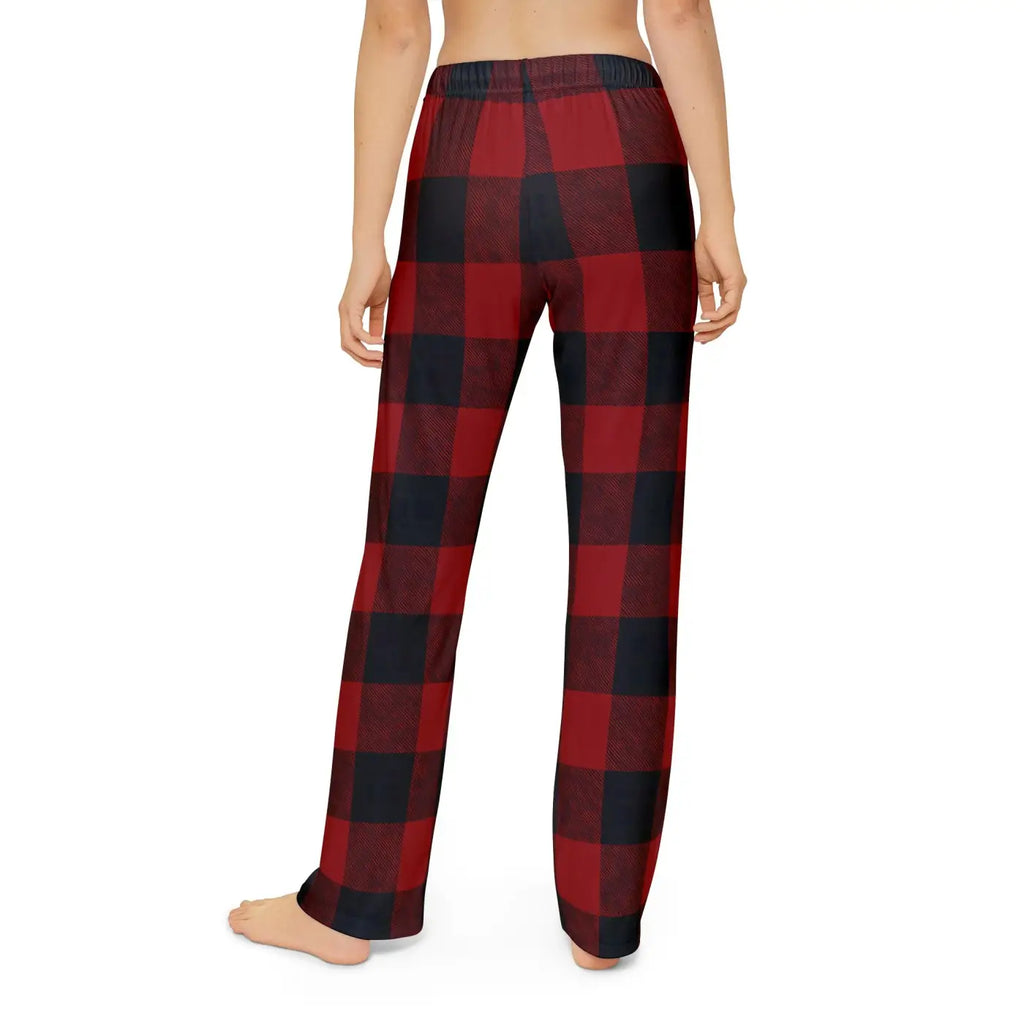 Plaid Print Kids Lounge Pants - Soft Cotton Comfort - DipaliZ