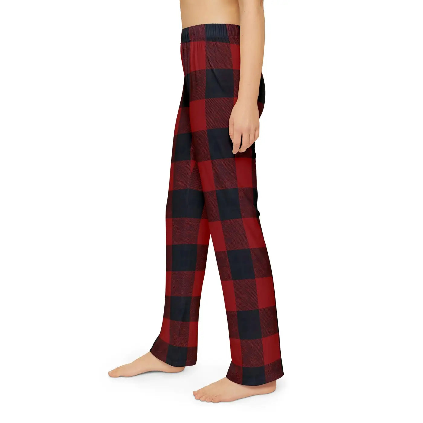 Plaid Print Kids Lounge Pants - Soft Cotton Comfort - DipaliZ