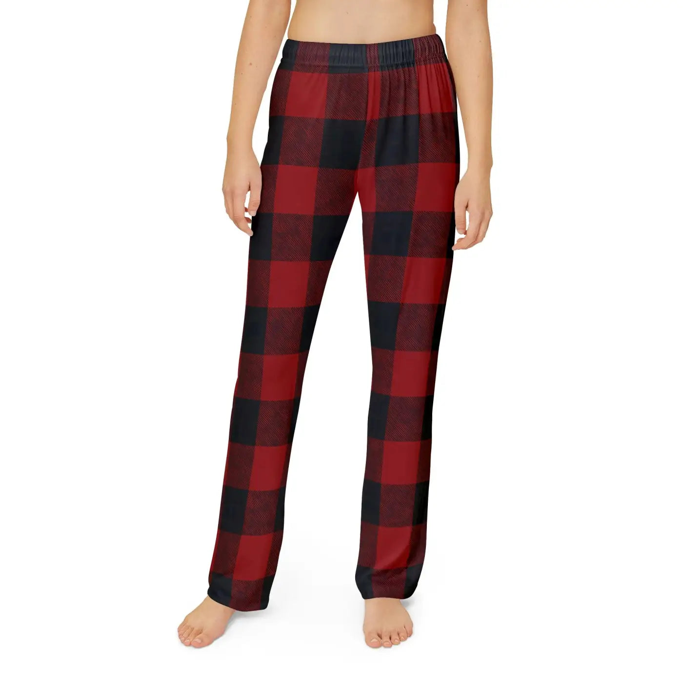 Plaid Print Kids Lounge Pants - Soft Cotton Comfort - DipaliZ