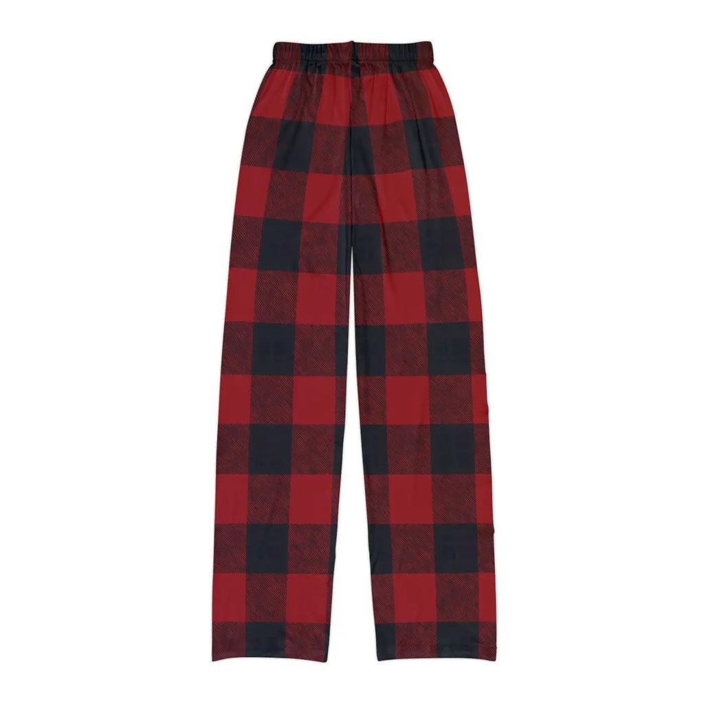 Plaid Print Kids Lounge Pants - Soft Cotton Comfort - DipaliZ