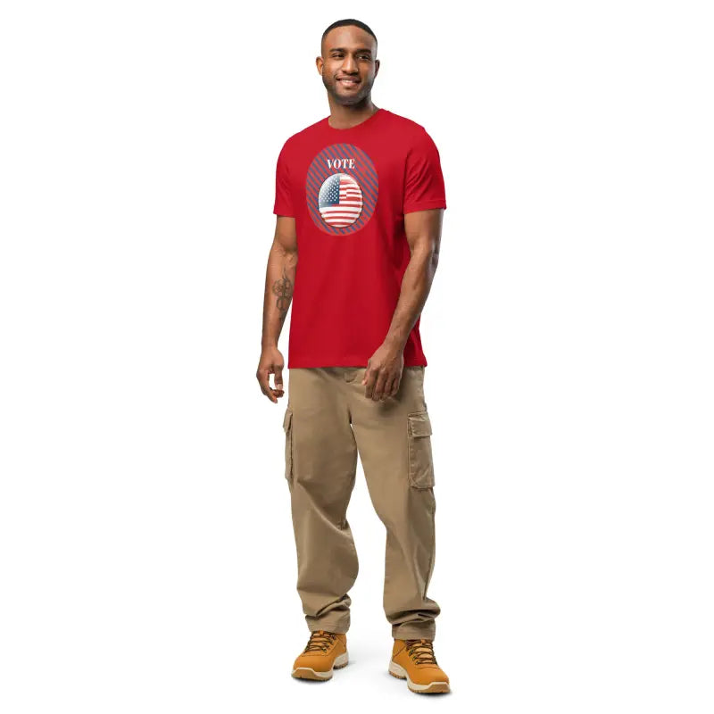 Cozy Patriotic Unisex Vote T-Shirt - Election Season Tee - DipaliZ