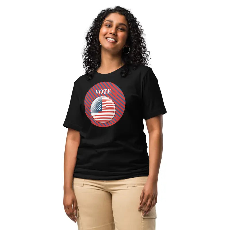 Cozy Patriotic Unisex Vote T-Shirt - Election Season Tee - DipaliZ