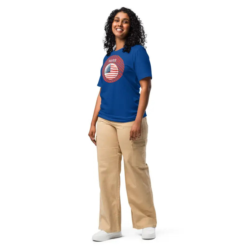 Cozy Patriotic Unisex Vote T-Shirt - Election Season Tee - DipaliZ