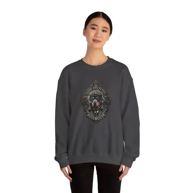 Cozy Rottweiler Crewneck - Dog Lovers Ultimate Comfort - DipaliZ