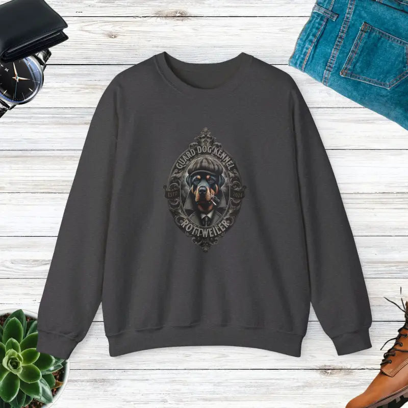 Cozy Rottweiler Crewneck - Dog Lovers Ultimate Comfort - DipaliZ