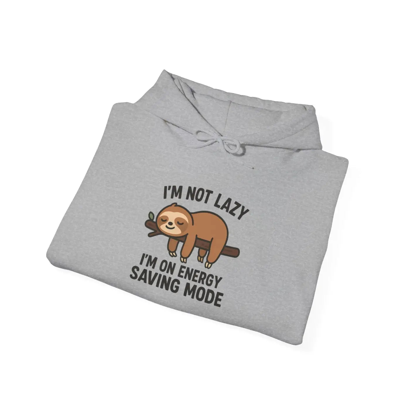 Cozy Sloth Hoodie - Energy Saving Mode Vibes - DipaliZ