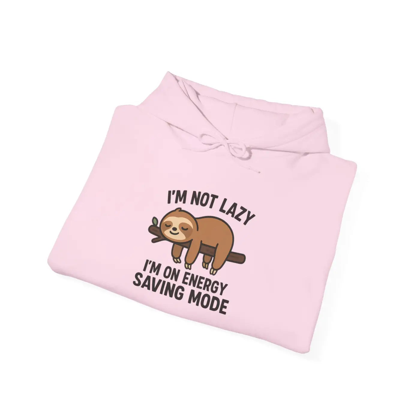 Cozy Sloth Hoodie - Energy Saving Mode Vibes - DipaliZ