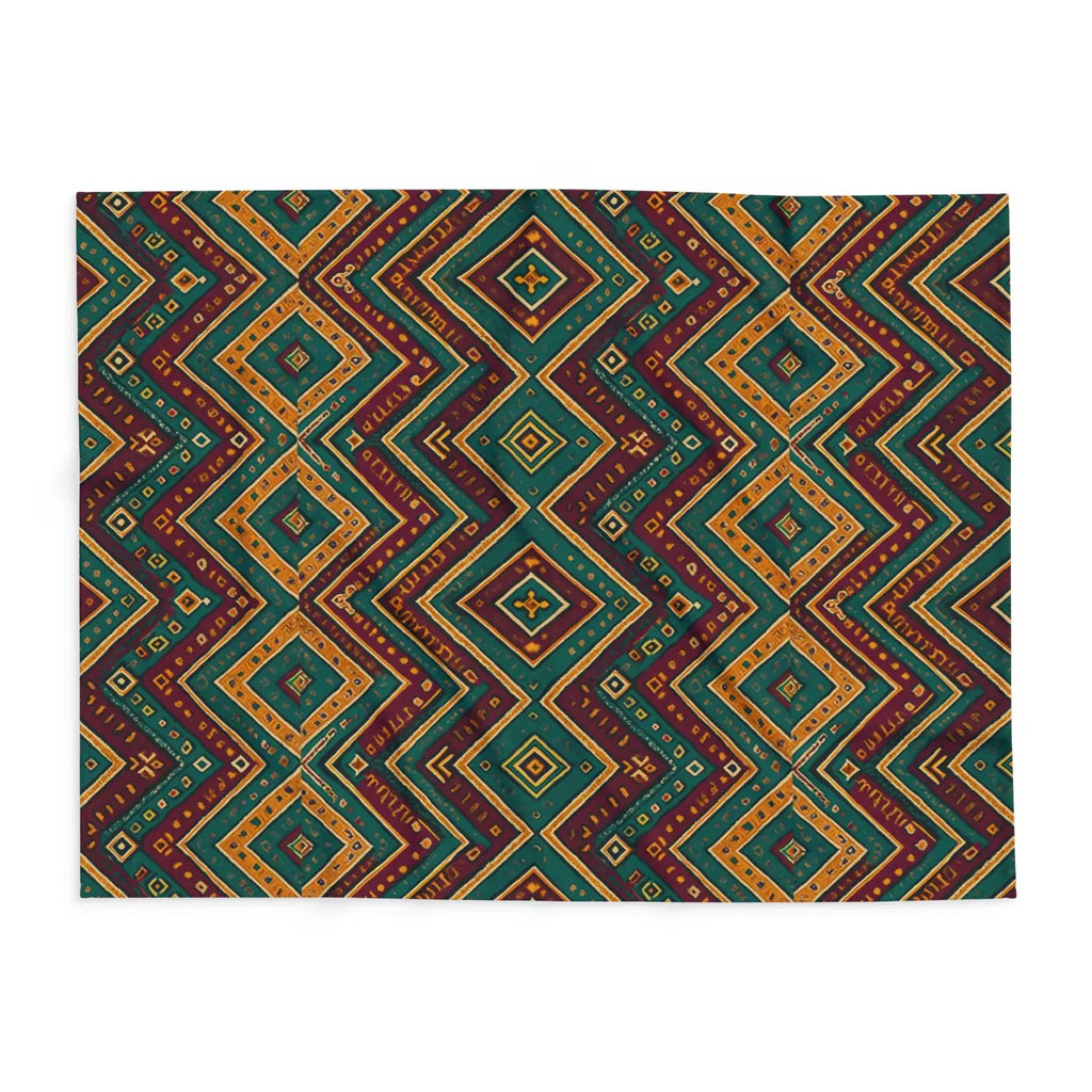 Premium Arctic Fleece Blanket - Cozy Tribal Pattern - DipaliZ