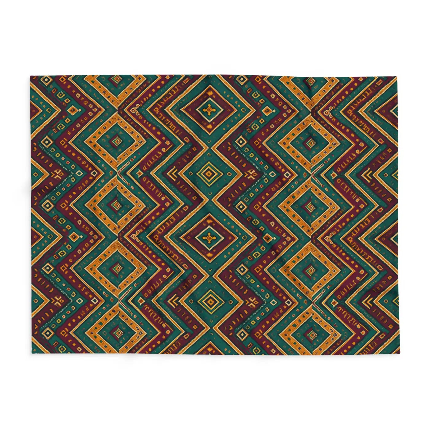 Premium Arctic Fleece Blanket - Cozy Tribal Pattern - DipaliZ