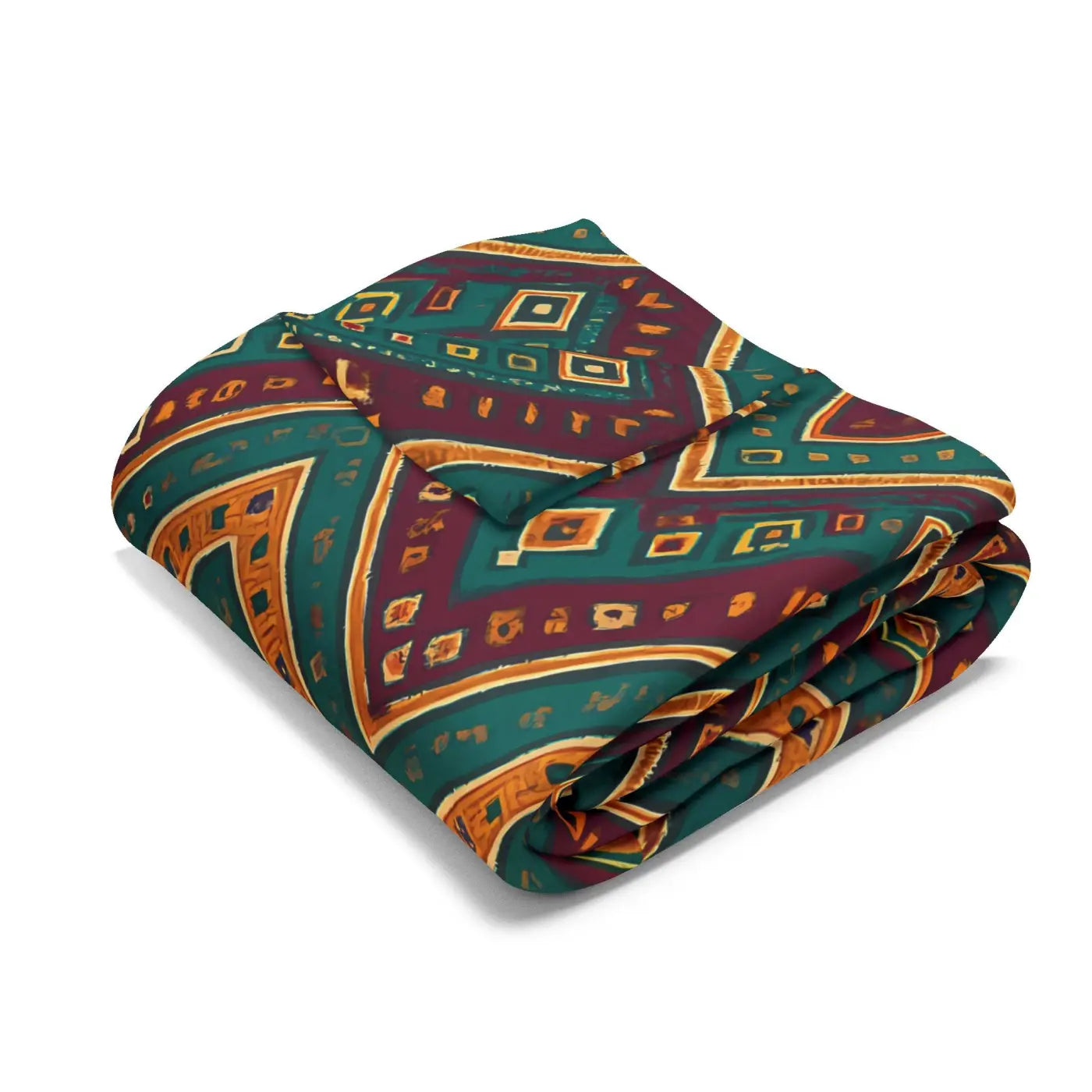 Premium Arctic Fleece Blanket - Cozy Tribal Pattern - DipaliZ