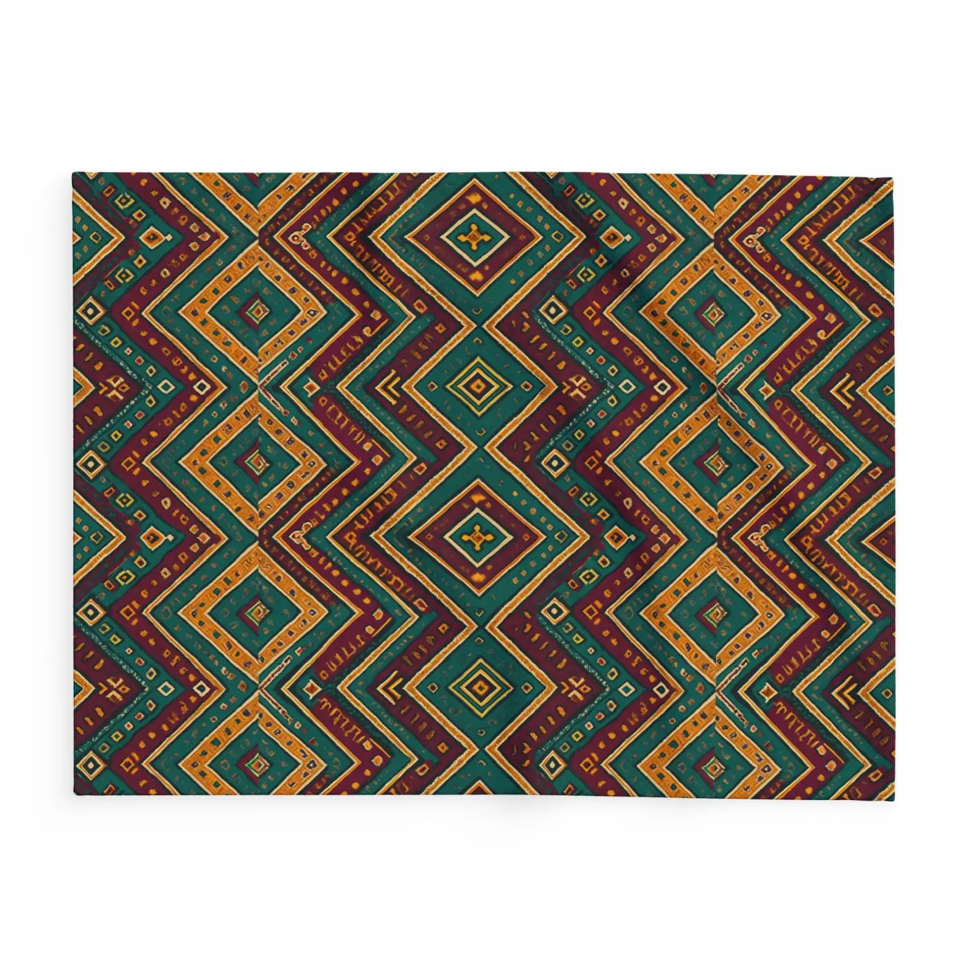 Premium Arctic Fleece Blanket - Cozy Tribal Pattern - DipaliZ
