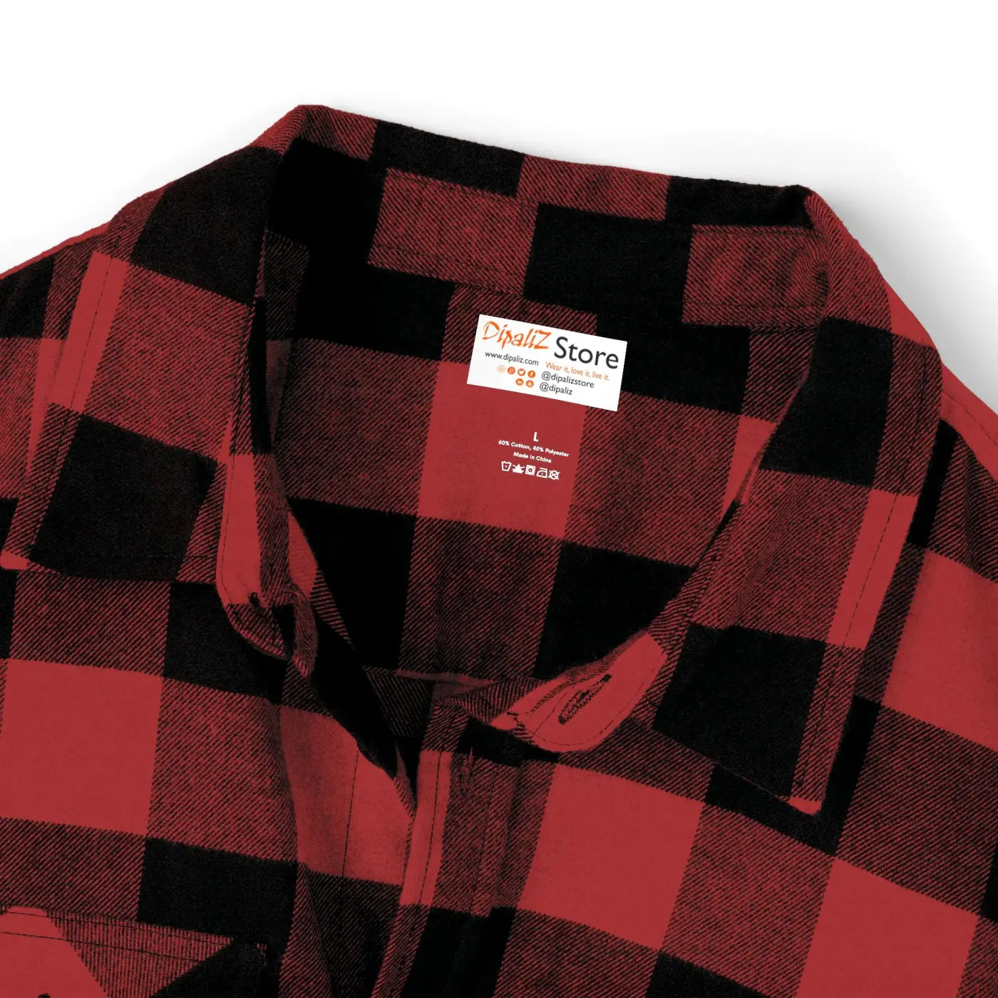 Unisex Flannel Shirt - Brushed Cotton Autumn Warmth - DipaliZ