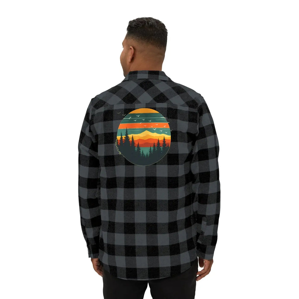 Unisex Flannel Shirt - Brushed Cotton Autumn Warmth - DipaliZ