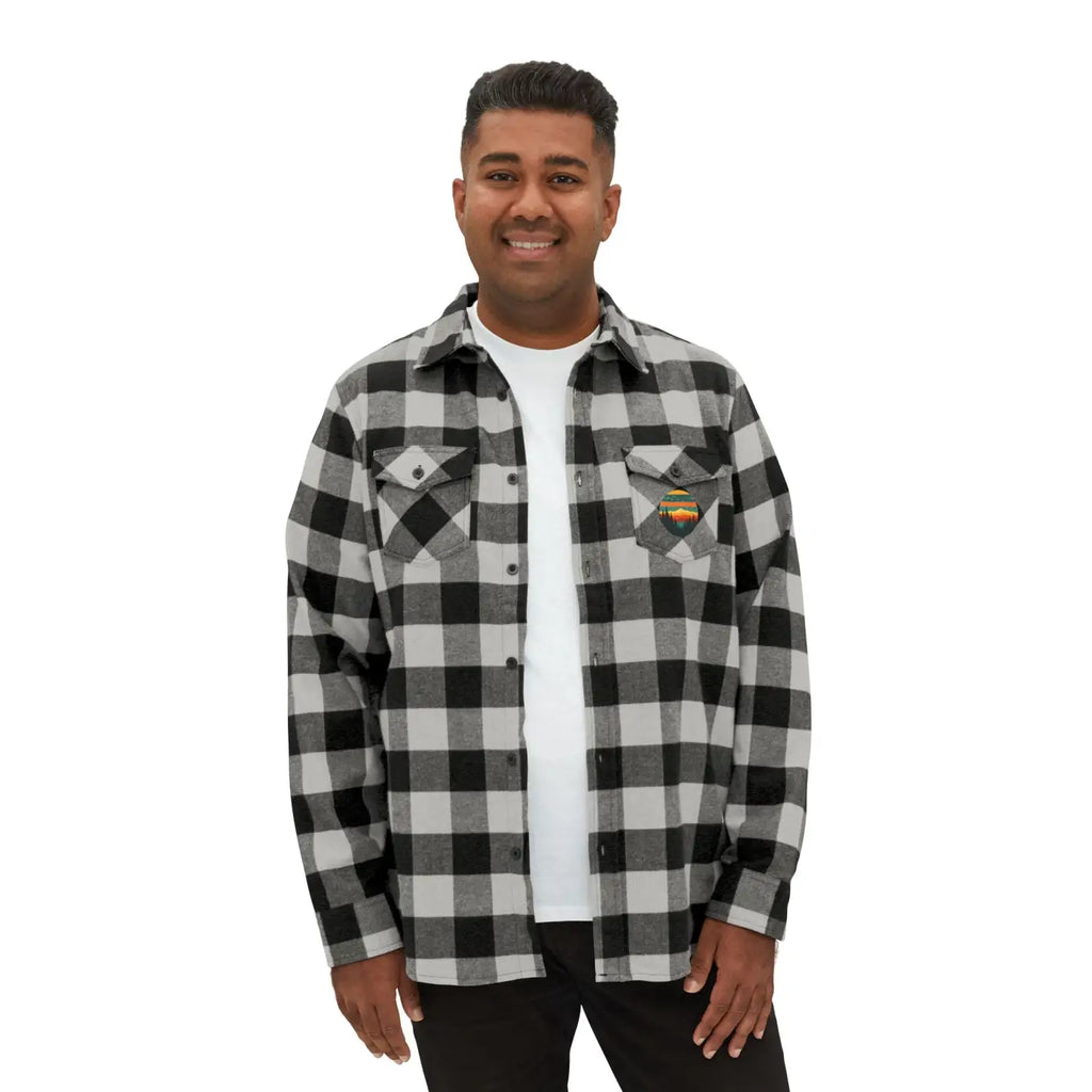 Unisex Flannel Shirt - Brushed Cotton Autumn Warmth - DipaliZ